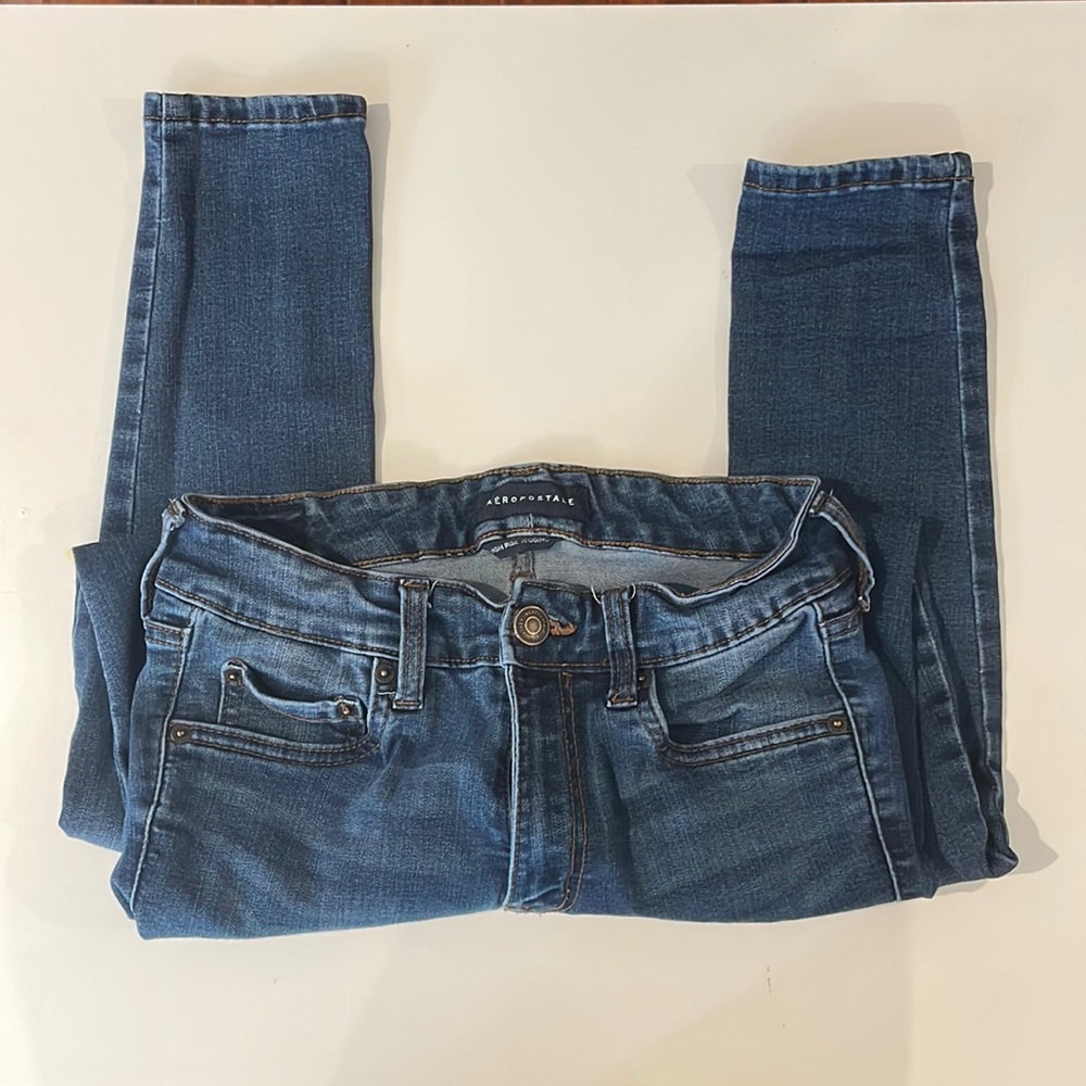 Aeropostal High Rise Blue Jeans